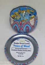 Load image into Gallery viewer, Manifest Candle- &quot;Peace of Mind&quot;- Blue
